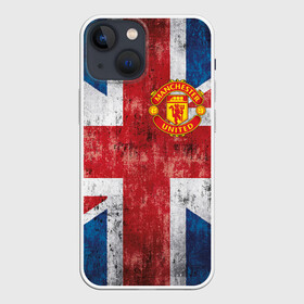 Чехол для iPhone 13 mini с принтом Красные дьяволы в Курске,  |  | Тематика изображения на принте: 3d | british | manchester united | mu | new | англия | великобритания | игра | красные дьяволы | лондон | манчестер | манчестер юнайтед | мю | новые | популярные | прикольные | флаг британии | футбол