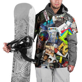 Накидка на куртку 3D с принтом Albums в Курске, 100% полиэстер |  | Тематика изображения на принте: music | rock | rock and roll | музыка | рок