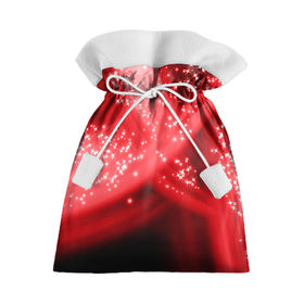 Подарочный 3D мешок с принтом Звёздный шлейф в Курске, 100% полиэстер | Размер: 29*39 см | абстракция | блеск | гламур | звёздочка | звёзды | красный | огни