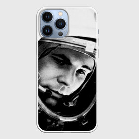 Чехол для iPhone 13 Pro Max с принтом Юрий Гагарин в Курске,  |  | первый космонавт
