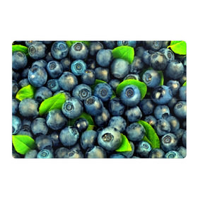 Магнитный плакат 3Х2 с принтом Голубика в Курске, Полимерный материал с магнитным слоем | 6 деталей размером 9*9 см | blueberry | голубика | черника | ягоды