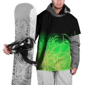 Накидка на куртку 3D с принтом Зеленые искры в Курске, 100% полиэстер |  | 3d | абстракция | брызги | зеленый | искры | линии | полосы | прикольные | салют | свет | узоры | яркие