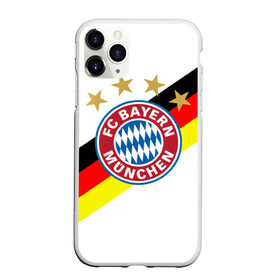Чехол для iPhone 11 Pro Max матовый с принтом ФК Бавария в Курске, Силикон |  | Тематика изображения на принте: bayern | bayern munchen | fc | football | munchen | бавария | германия | футбол | футбольные | футбольный клуб
