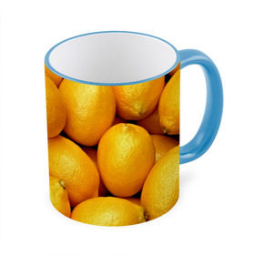 Кружка 3D с принтом Лимончики в Курске, керамика | ёмкость 330 мл | Тематика изображения на принте: 3d | витамин | еда | желтый | лето | лимон | много | пища | прикольные | сочные | фрукты | цитрус | яркие