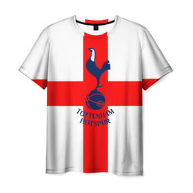 Мужская футболка 3D с принтом Tottenham в Курске, 100% полиэфир | прямой крой, круглый вырез горловины, длина до линии бедер | Тематика изображения на принте: 3d | english | fc | football | new | tottenham | tottenham hotspur | англия | британия | логотип | лондон | новые | популярные | прикольные | тоттенхэм | тоттенхэм хотспур | фк | флаг | футбол | футбольный клуб
