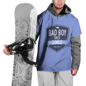 Накидка на куртку 3D с принтом Плохой мальчик с 2002 в Курске, 100% полиэстер |  | 2002 | bad boy | since | год рождения | дата | мальчик