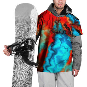 Накидка на куртку 3D с принтом Неоновые разводы в Курске, 100% полиэстер |  | 3d | абстракция | другие | краска | линии | оптические | полосы | прикольные | разводы | узоры | фрактал | цветные | яркие