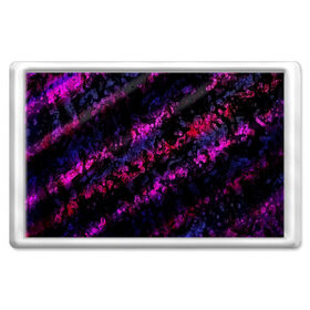 Магнит 45*70 с принтом фиолетово-синяя краска в Курске, Пластик | Размер: 78*52 мм; Размер печати: 70*45 | Тематика изображения на принте: 