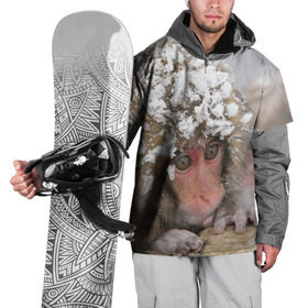 Накидка на куртку 3D с принтом Обезьянка и зима в Курске, 100% полиэстер |  | бабуин | гамадрил | гиббон | горилла | гуманоид | дарвин | животное | зоопарк | кинг конг | мартышка | маугли | обезьяна | орангутанг | предок | примат | рожа | хомо сапиенс | шимпанзе