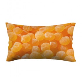 Подушка 3D антистресс с принтом Апельсиновый мармелад в Курске, наволочка — 100% полиэстер, наполнитель — вспененный полистирол | состоит из подушки и наволочки на молнии | 