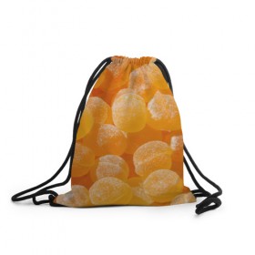 Рюкзак-мешок 3D с принтом Апельсиновый мармелад в Курске, 100% полиэстер | плотность ткани — 200 г/м2, размер — 35 х 45 см; лямки — толстые шнурки, застежка на шнуровке, без карманов и подкладки | 