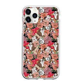 Чехол для iPhone 11 Pro матовый с принтом Dogs and flowers в Курске, Силикон |  | boxer | cute | dog | flower | flowers | love | lovely | summer | боксер | бульдог | летний | лето | пес | пионы | собака | собачка | цветочный | цветы