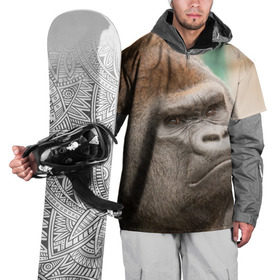 Накидка на куртку 3D с принтом Обезьяна в Курске, 100% полиэстер |  | Тематика изображения на принте: горилла | животное | обезьяна | примат