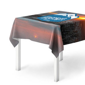 Скатерть 3D с принтом Горный воздух в Курске, 100% полиэстер (ткань не мнется и не растягивается) | Размер: 150*150 см | горы