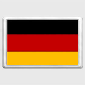 Магнит 45*70 с принтом Германия в Курске, Пластик | Размер: 78*52 мм; Размер печати: 70*45 | Тематика изображения на принте: germany | флаг