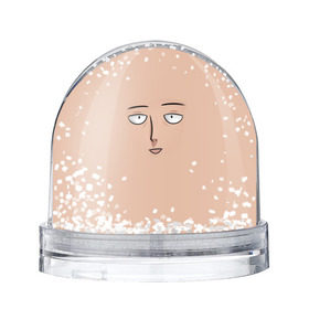 Снежный шар с принтом One punch man в Курске, Пластик | Изображение внутри шара печатается на глянцевой фотобумаге с двух сторон | anime | one punch man | saitama