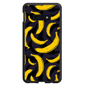 Чехол для Samsung S10E с принтом Бананы в Курске, Силикон | Область печати: задняя сторона чехла, без боковых панелей | bananas | food. vegan | fruit | yellow | бананы | веган | еда | желтый | фрукты