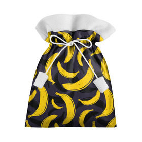 Подарочный 3D мешок с принтом Бананы в Курске, 100% полиэстер | Размер: 29*39 см | Тематика изображения на принте: bananas | food. vegan | fruit | yellow | бананы | веган | еда | желтый | фрукты