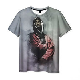 Мужская футболка 3D с принтом Тупак в Курске, 100% полиэфир | прямой крой, круглый вырез горловины, длина до линии бедер | 2pac | rap | shakur | tupac | рэп | тупак | шакур