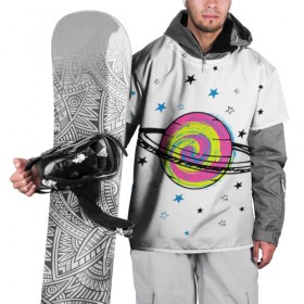 Накидка на куртку 3D с принтом Планета в Курске, 100% полиэстер |  | звезда | звезды | космос | планета | планеты | ракета | ракеты
