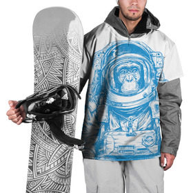 Накидка на куртку 3D с принтом Космомакака в Курске, 100% полиэстер |  | день космонавтики | звезда | звезды | космонавт | космонавты | космос | планета | планеты | ракета | ракеты