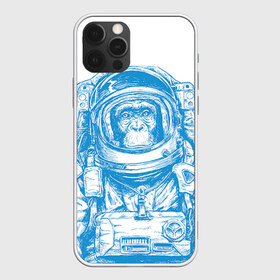 Чехол для iPhone 12 Pro Max с принтом Космомакака в Курске, Силикон |  | день космонавтики | звезда | звезды | космонавт | космонавты | космос | планета | планеты | ракета | ракеты