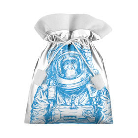 Подарочный 3D мешок с принтом Космомакака в Курске, 100% полиэстер | Размер: 29*39 см | день космонавтики | звезда | звезды | космонавт | космонавты | космос | планета | планеты | ракета | ракеты