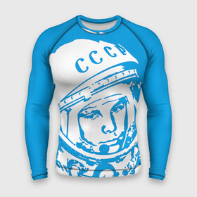 Мужской рашгард 3D с принтом Гагарин 1 в Курске,  |  | гагарин | день космонавтики | звезды | космос