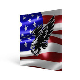 Холст квадратный с принтом Флаг США с орлом в Курске, 100% ПВХ |  | Тематика изображения на принте: usa | америка | белоголовый | герб | государство | доллар | дядя сэм | звездно полосатый флаг | лысый | нато | оон | орел | птица | свобода | символ | соединённые штаты америки | страна | сша | штат