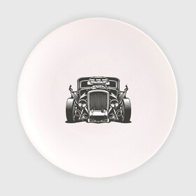 Тарелка 3D с принтом Hot Rod в Курске, фарфор | диаметр - 210 мм
диаметр для нанесения принта - 120 мм | авто | автомобиль | классика | машина | огонь | пламя | ретро | род | суперкар | хот