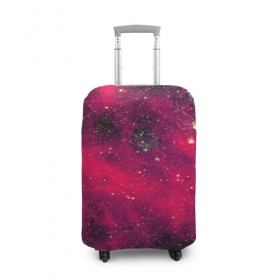 Чехол для чемодана 3D с принтом Розовый космос в Курске, 86% полиэфир, 14% спандекс | двустороннее нанесение принта, прорези для ручек и колес | nebula | space | star | вселенная | звезды | земля | космический | космос | планеты | плеяды | пространство | созвездие