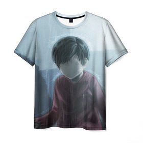 Мужская футболка 3D с принтом INSIDE в Курске, 100% полиэфир | прямой крой, круглый вырез горловины, длина до линии бедер | boy | inside | limbo | playdead | инсайд | лимбо | мальчик