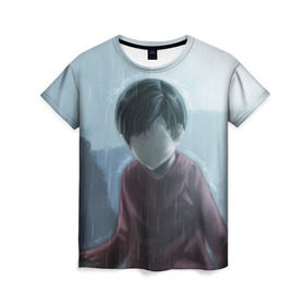 Женская футболка 3D с принтом INSIDE в Курске, 100% полиэфир ( синтетическое хлопкоподобное полотно) | прямой крой, круглый вырез горловины, длина до линии бедер | boy | inside | limbo | playdead | инсайд | лимбо | мальчик