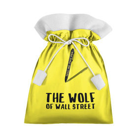Подарочный 3D мешок с принтом Волк с Уолл Стрит в Курске, 100% полиэстер | Размер: 29*39 см | Тематика изображения на принте: the wolf of wall street | волк с уолл стрит | леонардо дикаприо | мартин скорсезе | продай мне эту ручку