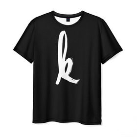 Мужская футболка 3D с принтом ki в Курске, 100% полиэфир | прямой крой, круглый вырез горловины, длина до линии бедер | Тематика изображения на принте: kiiara | linkin park | киара | линкин парк