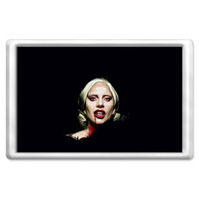 Магнит 45*70 с принтом Леди Гага в Курске, Пластик | Размер: 78*52 мм; Размер печати: 70*45 | Тематика изображения на принте: lady gaga | леди гага