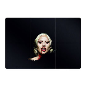 Магнитный плакат 3Х2 с принтом Леди Гага в Курске, Полимерный материал с магнитным слоем | 6 деталей размером 9*9 см | lady gaga | леди гага