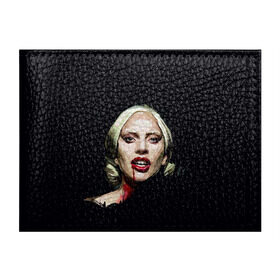 Обложка для студенческого билета с принтом Леди Гага в Курске, натуральная кожа | Размер: 11*8 см; Печать на всей внешней стороне | Тематика изображения на принте: lady gaga | леди гага