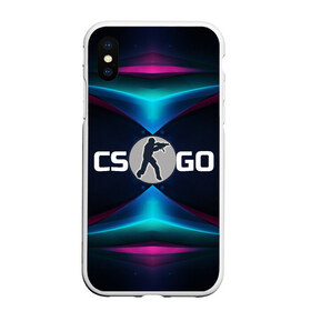 Чехол для iPhone XS Max матовый с принтом CS GO абстракция в Курске, Силикон | Область печати: задняя сторона чехла, без боковых панелей | cs go | абстракция | бирюзовые | войнушка | геометрия | игра | контер страйк | контра | красные | линии | логотип | надпись | онлайн | розовые | стрелялка | террористы | углы | узор | шутер