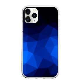 Чехол для iPhone 11 Pro Max матовый с принтом Синие полигоны в Курске, Силикон |  | абстракция | бумага | геометрия | грани | изгиб | линии | полигоны | полосы | постель | розовый | сочетания | текстура | треугольники