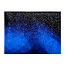 Обложка для студенческого билета с принтом Синие полигоны в Курске, натуральная кожа | Размер: 11*8 см; Печать на всей внешней стороне | Тематика изображения на принте: абстракция | бумага | геометрия | грани | изгиб | линии | полигоны | полосы | постель | розовый | сочетания | текстура | треугольники