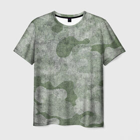 Мужская футболка 3D с принтом Грязный камуфляж в Курске, 100% полиэфир | прямой крой, круглый вырез горловины, длина до линии бедер | Тематика изображения на принте: абстракция | армия | камуфляж | модный | оригинал