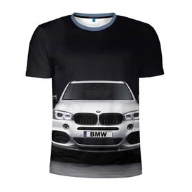 Мужская футболка 3D спортивная с принтом BMW X5 в Курске, 100% полиэстер с улучшенными характеристиками | приталенный силуэт, круглая горловина, широкие плечи, сужается к линии бедра | bmw | x3 x4 x5 x6 x7 x8 | авто | автомобиль | блатная | бмв | бумер | бэха | иномарка | концерн | красивая | крутая | марка немецкая | машина | пацанский таз | прикольная | тачила | тачка