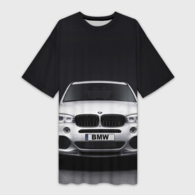 Платье-футболка 3D с принтом BMW X5 в Курске,  |  | bmw | x3 x4 x5 x6 x7 x8 | авто | автомобиль | блатная | бмв | бумер | бэха | иномарка | концерн | красивая | крутая | марка немецкая | машина | пацанский таз | прикольная | тачила | тачка