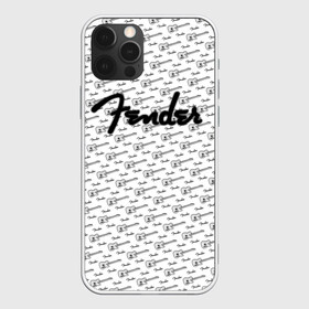 Чехол для iPhone 12 Pro с принтом Fender в Курске, силикон | область печати: задняя сторона чехла, без боковых панелей | fender | gibson | guitar | ibanez | music | rock | гитара | музыка | рок