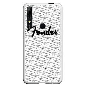 Чехол для Honor P Smart Z с принтом Fender в Курске, Силикон | Область печати: задняя сторона чехла, без боковых панелей | fender | gibson | guitar | ibanez | music | rock | гитара | музыка | рок