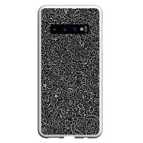 Чехол для Samsung Galaxy S10 с принтом Die Antwoord Рисунки в Курске, Силикон | Область печати: задняя сторона чехла, без боковых панелей | Тематика изображения на принте: dia | ninja | rap | rave | yolandi | zef | африка | графити | чаппи | юар