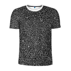 Мужская футболка 3D спортивная с принтом Die Antwoord. Рисунки в Курске, 100% полиэстер с улучшенными характеристиками | приталенный силуэт, круглая горловина, широкие плечи, сужается к линии бедра | dia | ninja | rap | rave | yolandi | zef | африка | графити | чаппи | юар