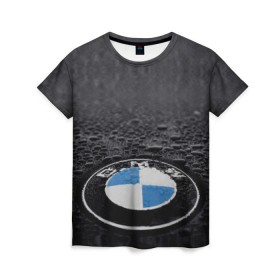 Женская футболка 3D с принтом BMW в Курске, 100% полиэфир ( синтетическое хлопкоподобное полотно) | прямой крой, круглый вырез горловины, длина до линии бедер | bmw | x3 x4 x5 x6 x7 x8 | авто | автомобиль | блатная | бмв | бумер | бэха | иномарка | концерн | красивая | крутая | марка немецкая | машина | пацанский таз | прикольная | тачила | тачка