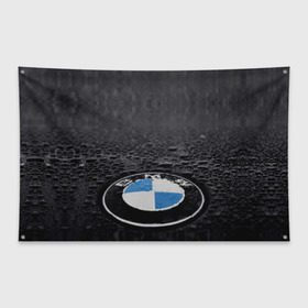 Флаг-баннер с принтом BMW в Курске, 100% полиэстер | размер 67 х 109 см, плотность ткани — 95 г/м2; по краям флага есть четыре люверса для крепления | bmw | x3 x4 x5 x6 x7 x8 | авто | автомобиль | блатная | бмв | бумер | бэха | иномарка | концерн | красивая | крутая | марка немецкая | машина | пацанский таз | прикольная | тачила | тачка